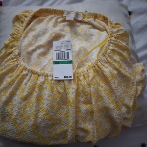Michael Kors Yellow Floral Top